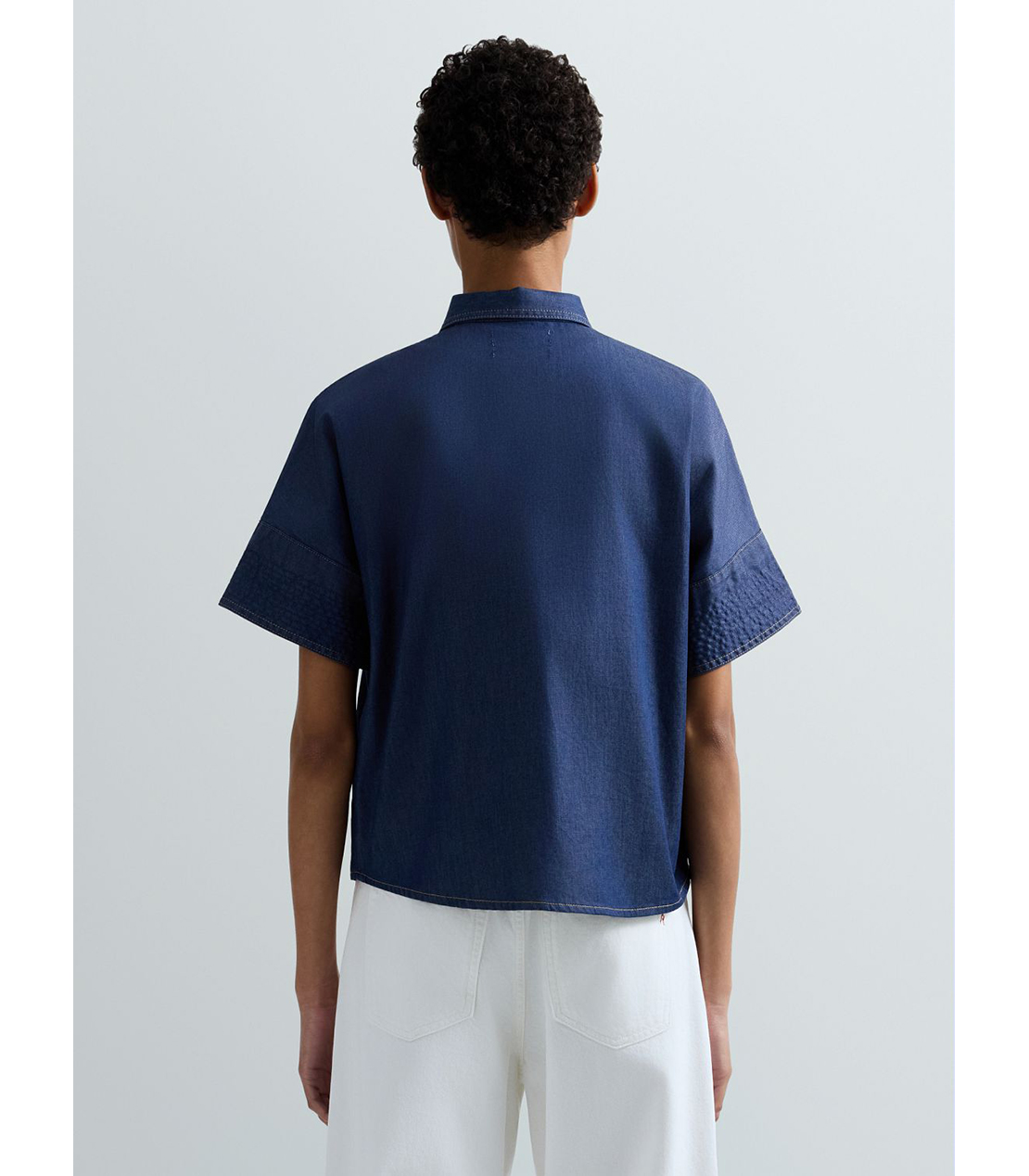 ブルーデニムシャツ 詳細画像 ダークブルー 3